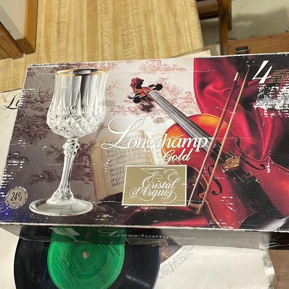 24% cristal au blomb longchamp cristal d'Arques